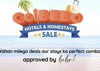  Goibibo GoiBEBO Sale (13-23 April ) : Flat 25% Off on Hotels Homestays & Hourly Stays in India & International Hotels