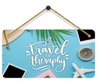 SAF paintings Travel Mdf Wooden Wall Hanging Home Decor Plates, wall painting, wall hanging For home decoaration, office, living room, wall decoration WHWHAREC-28