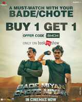 Bookmyshow - Buy 1 get 1 on Bade Miyan Chote Miyan 