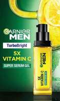 Garnier Men Turbo Bright Vitamin C Icy Serum Gel Sachet, 7ml