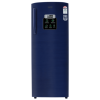 Croma 251 Litres 4 Star Direct Cool Single Door Refrigerator with Anti Fungal Gasket (CRLR251DIE302704, Blue)