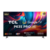 TCL P635 Pro 108 cm (43 inch) 4K Ultra HD LED Google TV with Dolby Audio (2023 model)