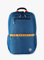 Gear LOGI-Q 27L Medium Water Resistant Laptop Backpack/Backpack/Office Bag with Trolley Sleeve for Men/Women (Teal-Yellow)