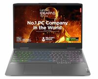 [SBI CC] Lenovo IdeaPad Gaming 3 AMD Ryzen 7 6800H 15.6" (39.62cm) FHD IPS 120Hz Gaming Laptop (16GB/512GB SSD/Win11/Office/NVIDIA RTX 3050 4GB/RGB Keyboard/Alexa/3 Month Game Pass/Onyx Grey/2.32Kg),82SB00Y8IN Rs.62990