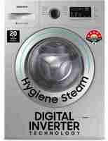 Samsung 7 kg Fully Automatic Front Load Washing Machine Silver  (WW70R20GLSS/TL)