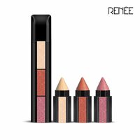 RENEE Fab 3 in 1 Eyeshadow 4.5gm - Highly Pigmented 3 Shades in 1 Stick