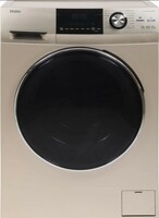 Haier 7.5 kg Fully Automatic Front Load Washing Machine with In-built Heater Gold