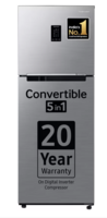 Samsung 322 L Frost Free Double Door 3 Star Convertible Refrigerator with Convertible 5-in-1 Digital Inverter with Display  