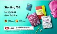 Amazon - New Class New Books offers Upto 40% starting Rs 65 + Bank offers