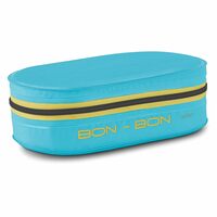 MILTON New Bon Bon Lunch Box with 2 Leak-Proof containers, 280 ml Each, Cyan | Airtight | Microwave Safe | Easy to Carry | Insulated | Light Weight | Leak Proof