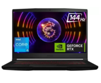 MSI GF63 Intel Core i5 12th Gen 12450H -Thin GF63 12VF-268IN Gaming Laptop (15.6 Inch, Black, 1.86 Kg)