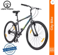 Urban Terrain Maza " City Bike with Cycling Event & Ride Tracking App by cultsport 26 T Mountain Cycle (Single Speed, Blue)
