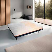 SLEEP SPA 3-Zone Responsive Cooling Crystal Tech. 6 inch Single Memory Foam Mattress (L x W: 78 inch x 36 inch)