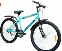 Leader Scout MTB 26T Mountain Bicycle/Bike Without Gear Single Speed for Men - Sea Green, Ideal for 10 + Years, Frame Size: 18 Inches