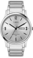 Timex analog silver dial men's watch under ₹1287