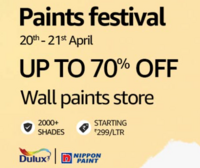 Paint Festival Upto 70 % off (20-21 April)