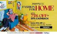 Pepperfry - Flat ₹1250 Off on Purchase of ₹10000+ using RuPay Credit Card