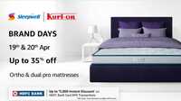 Amazon Sleepwell & Kurl-On Brand Days - 19 & 20 April 2024