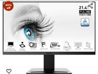 MSI Pro MP223 21.45 Inch Full HD Office LCD Monitor - 1920 X 1080, 100 Hz
