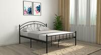 Arnold Metal Queen Size Bed In Black Finish