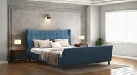 Belize Upholstered King Bed With Essential Foam Mattress