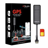 Exblack - Wired Hidden GPS Tracker (Live Location + Engine ON/Off Alerts) for Car, Bike, EV, Scooty, Truck, Bus with (1 Month Data Pack)