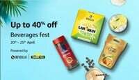 Amazon - Beverages Fest Upto 40% off (20th - 25th Apr)