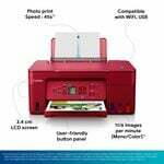 Canon PIXMA MegaTank G3770 Red All-in-one (Print, Scan, Copy) WiFi Inktank Colour Printer