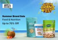 Flipkart Super Brand Fest up to 70% off on Food & Nutrition Categories