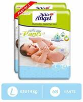 Little Angel Baby Diaper Pants (2 x 34 Pcs) - L  (68 Pieces) (7.77/ unit)