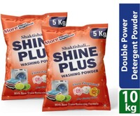 SHAKTISHALI ShinePlus Washing Detergent Powder, Remove Dirt & Stain | Extra Power Detergent Powder 10 kg