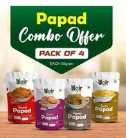 Paytm : Papad Combo 4 flavors (4*50g) @ Re 1 + Delivery Charge