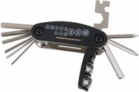 Afpin Aluminium Wrench 15 In 1 Cycle Tool Kit Multi-Purpose Mountain Cycle Repair Tool Kit Allen Key Spoke Cycle Tool Kit Set All Cycle