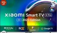Xiaomi 125 cm (50 inches) X Pro 4K Dolby Vision IQ Series Smart Google TV L50M8-5XIN (Black)