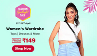 Jiomart Fashion Spotlight Sale :  Upto 96% off  (21st - 22nd Apr) 
