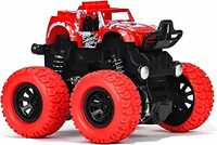 GRAPHENE® Monster Truck Toys for Kids Friction Powered Monster Truck Car Toy for Baby Push & Go Toys 4wd Monster Truck for Boys & Girls Multi Color (Pack of 1)
