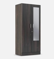Gingham 2 Door Wardrobe In Wenge Colour