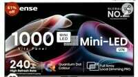 Hisense 215 cm (85 inches) 4K Ultra HD Smart Mini LED QLED TV 85U7K (Black)