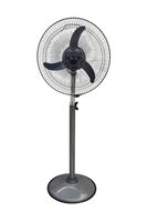 DIGISMART High Speed 2400 RPM Mark-1 (16 Inches) 400 MM Bullet Fan/Pedestal Fan/Farrata Fan With Adjustable Height 1 Year Warranty (METTALIC GRAY)