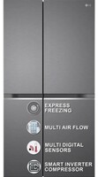 LG 655 L Frost Free Side by Side Refrigerator  with Smart Inverter Compressor, Express Freeze & Multi Air-Flow