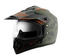 Vega Off Road Secret Full Face Helmet Dull White Black, Size: L(59-60 cm)