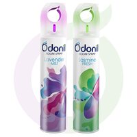 Odonil Room Air Freshener Spray - 440ml Combo (Pack of 2, 220ml each) | Lavender Mist & Jasmine Fresh