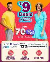 Meesho First Sunday Maha Sale [5th May] - Upto 70% OFF  | ₹9 Deals | Upto 12% Extra Discount on Prepaid orders
