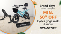 Amazon Symactive Brand days Min 50% off on Cycle Yoga mat and more [24th-25th Apr]
