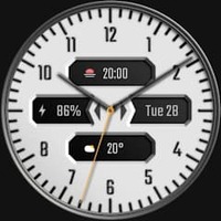 DADAM38W Analog Watch Face for WearOS devices.