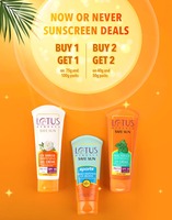 Lotus Herbal - Buy 1 Get 1 Free on 75/100 Gm Packs & Buy 2 Get 2 Free on 40/50 Gm Pack