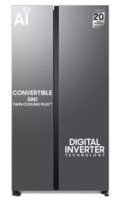Samsung 653 L Frost Free Side by Side 3 Star Refrigerator with Convertible 5-in-1 Digital Inverter WiFi Embedded  