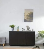 Oscar 3 Door Shoe Cabinets In Wenge Finish