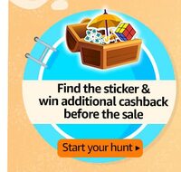 Great Summer Sale Smartphone Sticker Hunt, Win Additional Cashback Rewards