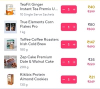 Zepto price drop : multiple items at 90% off(location specific)